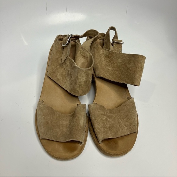 Officine Creative tan leather sandals with block heel made in Italy size 38.5 - Picture 2 of 9